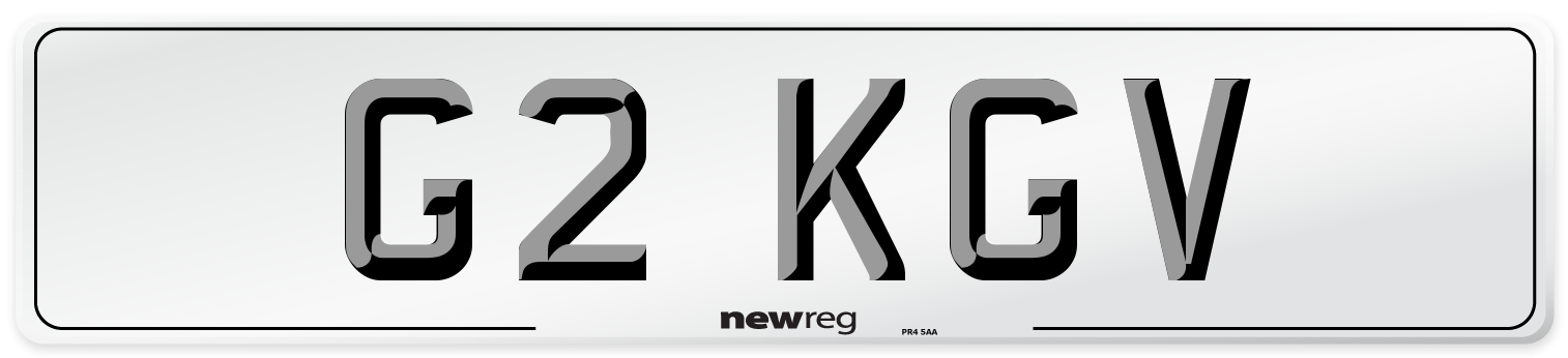 G2 KGV Number Plate from New Reg